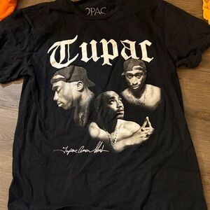 Black Tupac Graphic T-Shirt